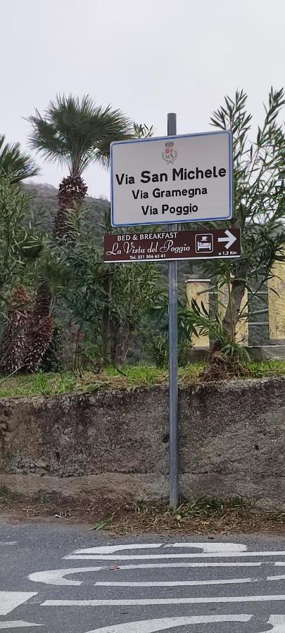 La Vista Del Poggio Bed & Breakfast Castellaro  Exterior foto
